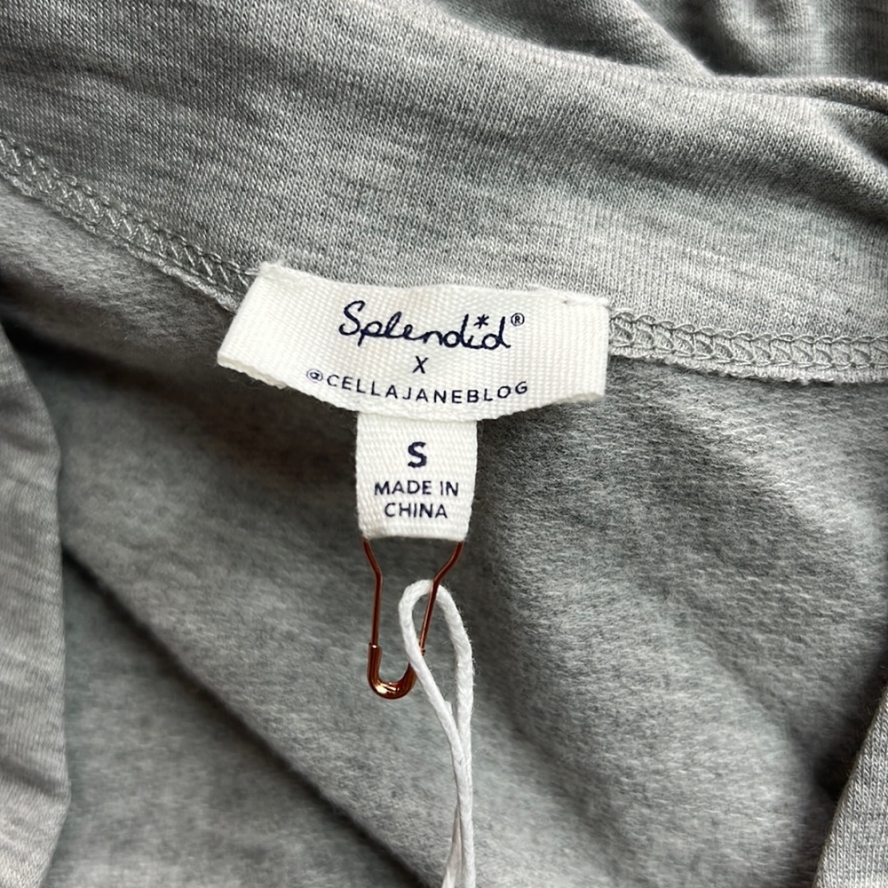 NWT Splendid x Cella Jane Supersoft Surplice Jumpsuit Gray Size Small - Picture 11 of 16